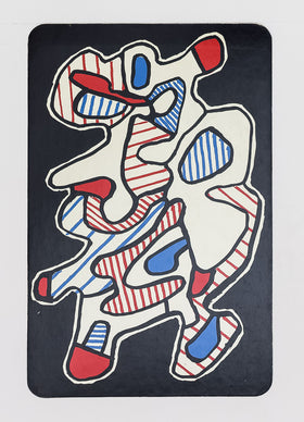 Banque De L'Hourloupe - Card 11 Le Demacheur (The Bank Messenger)