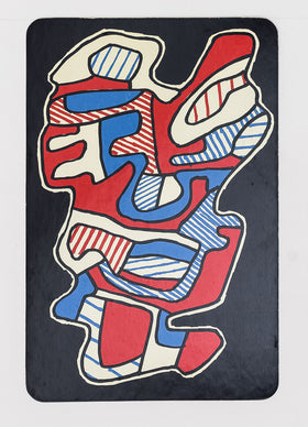 Banque De L'Hourloupe - Card 15 La Flamme (The Flame)