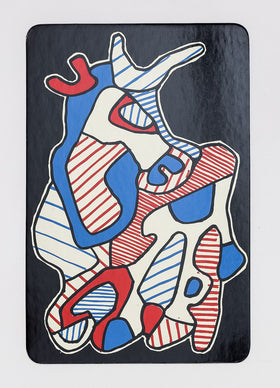 Banque De L'Hourloupe - Card 17 La Vache (The Cow)