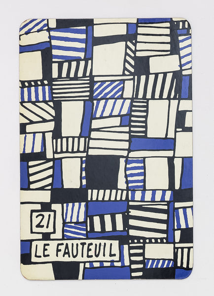 Banque De L'Hourloupe - Card 21 Le Fauteuil (The Armchair)