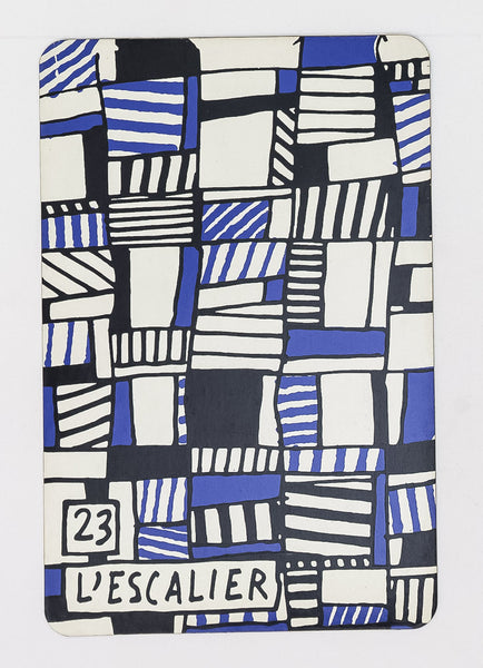 Banque De L'Hourloupe - Card 23 L'Escalier (The Ladder)