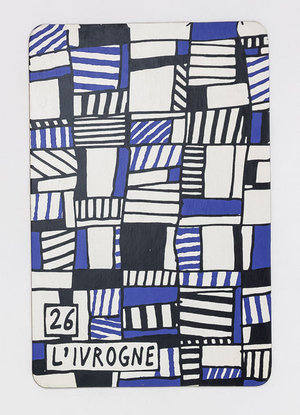 Banque De L'Hourloupe - Card 26 L'Ivrogne (The Drunk)