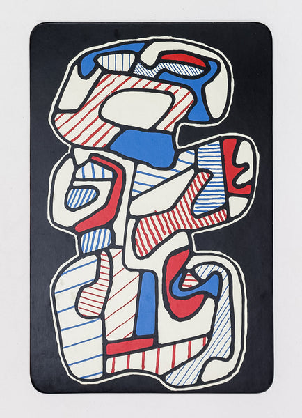 Banque De L'Hourloupe - Card 28 La Cantatrice (The Singer)