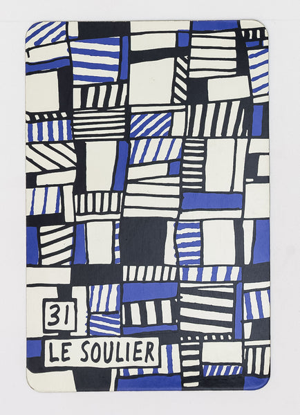 Banque De L'Hourloupe - Card 31 Le Soulier (The Shoe)