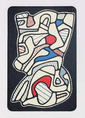 Banque De L'Hourloupe - Card 33 Le Lit (The Bed)