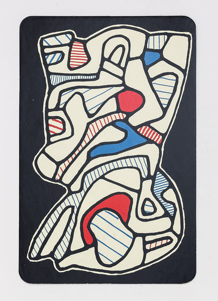 Banque De L'Hourloupe - Card 33 Le Lit (The Bed)