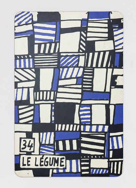 Banque De L'Hourloupe - Card 34 Le Legume (The Vegetable)