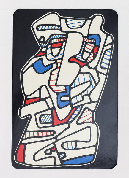 Banque De L'Hourloupe - Card 35 Le Mage (The Wizard)