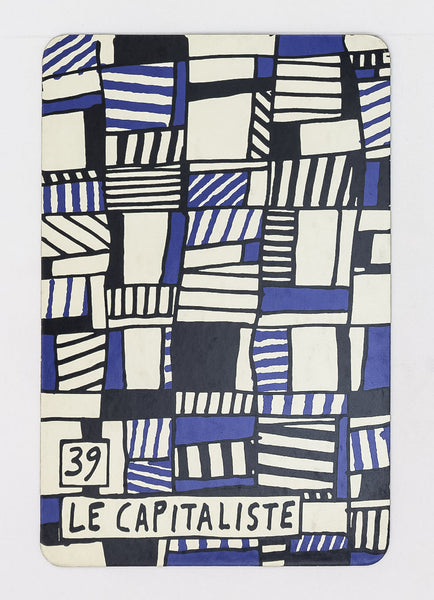 Banque De L'Hourloupe - Card 39 Le Capitaliste (The Capitalist)