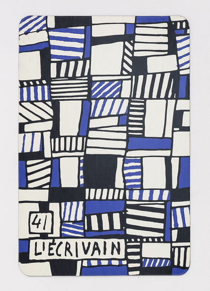 Banque De L'Hourloupe - Card 41 L'Ecrivain (The Writer)