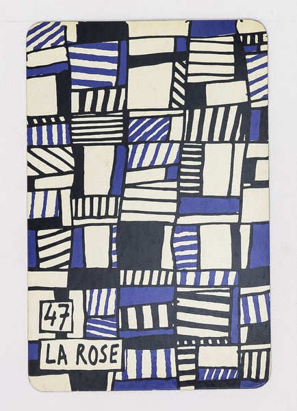 Banque De L'Hourloupe - Card 47 La Rose (The Rose)