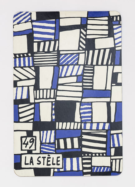 Banque De L'Hourloupe - Card 49 La Stele (The Star)