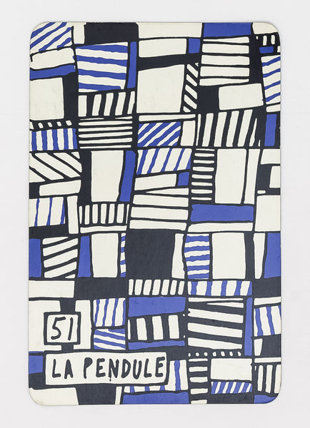 Banque De L'Hourloupe - Card 51 La Pendule (The Pendulum)