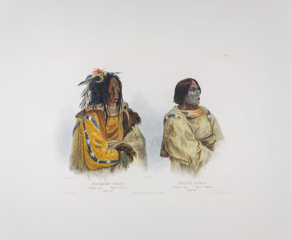 Tab 45 - Mehskeme-Sukahs, Blackfoot Chief; Tatsicki-Stomick, Piekann Chief