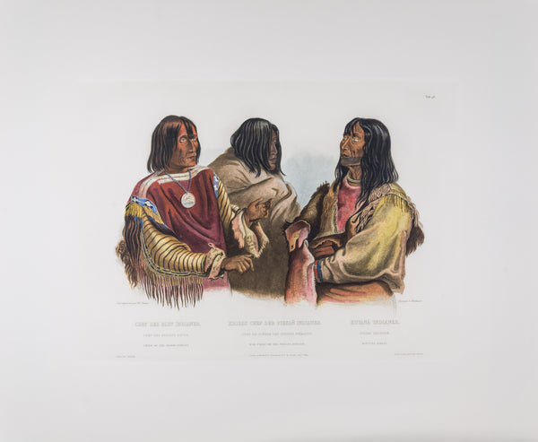 Tab 46 - Stomick-Sosack / Ninoch-Kiaui / Homach-Koachkum (Chief of the Blood Indians / War-Chief of the Piekann lndians / Koutani Indian)