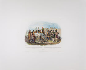 Vig XXVI - The Travelers Meeting with the Minataree Indians (near Fort Clark)